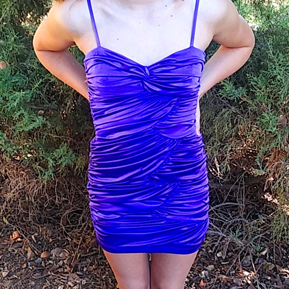 Purple prom dress